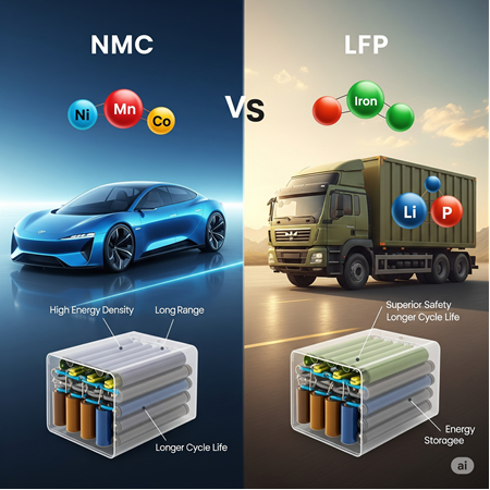 NMC vs. LFP: Temel Karşılaştırmalar