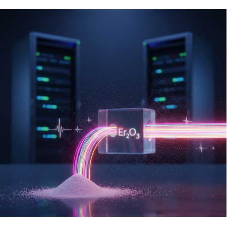 Erbiyum Oksit (Er²O³) Tozlarıyla Optik İletimde Verim Artışı