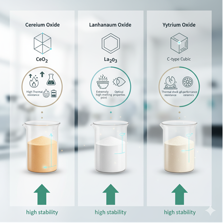Nadir Toprak Oksit Tozları Arasında En Stabil Formlar