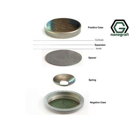 CR2032 Coin Cell Case (Negative Case, Cone Spring, Spacer, Positive Case)