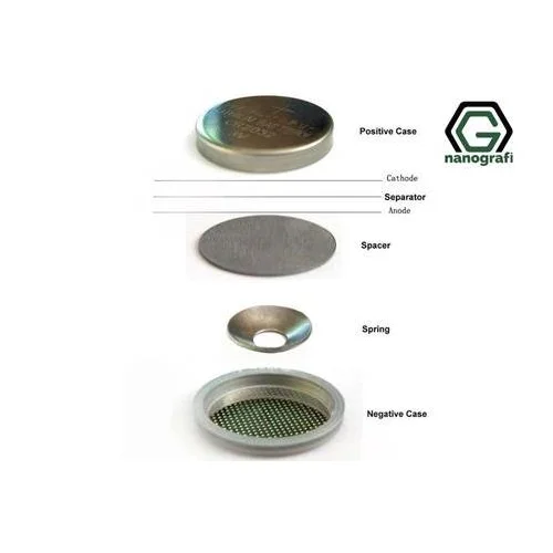 CR2032 Coin Cell Case (Negative Case, Cone Spring, Spacer, Positive Case)
