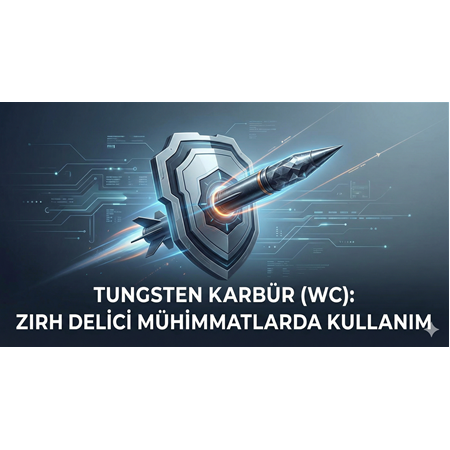 Tungsten Karbür (WC): Zırh Delici Mühimmatlarda Kullanım