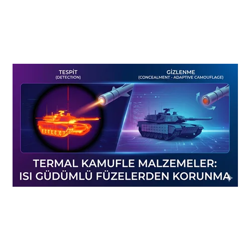 Termal Kamufle Malzemeler: Isı Güdümlü Füzelerden Korunma