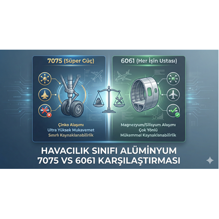 Havacılık Sınıfı Alüminyum 7075 vs 6061 Karşılaştırması