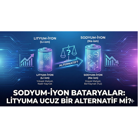 Sodyum-İyon Bataryalar: Lityuma Ucuz Bir Alternatif mi?