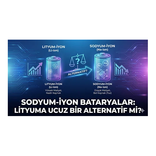 Sodyum-İyon Bataryalar: Lityuma Ucuz Bir Alternatif mi?
