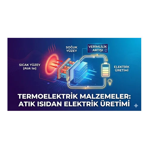 Termoelektrik Malzemeler: Atık Isıdan Elektrik Üretimi