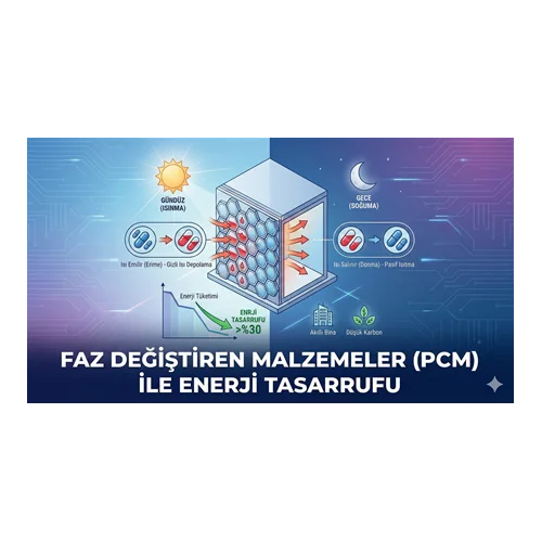 Faz Değiştiren Malzemeler (PCM) ile Enerji Tasarrufu