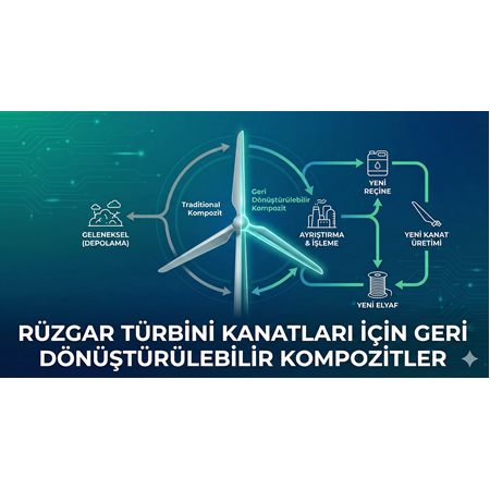 Rüzgar Türbini Kanatları İçin Geri Dönüştürülebilir Kompozitler