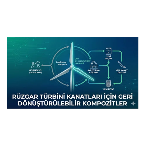 Rüzgar Türbini Kanatları İçin Geri Dönüştürülebilir Kompozitler