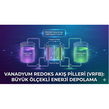 Vanadyum Redoks Akış Pilleri (VRFB): Büyük Ölçekli Enerji Depolama