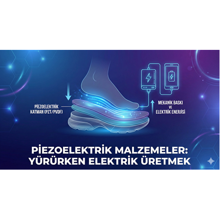 Piezoelektrik Malzemeler: Yürürken Elektrik Üretmek
