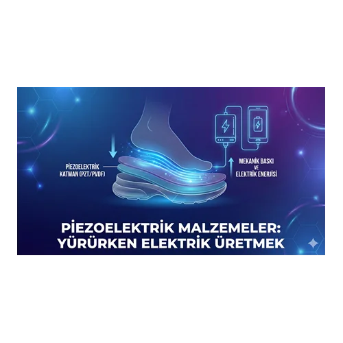 Piezoelektrik Malzemeler: Yürürken Elektrik Üretmek