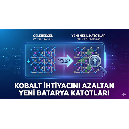 Kobalt İhtiyacını Azaltan Yeni Batarya Katotları