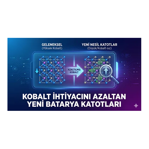 Kobalt İhtiyacını Azaltan Yeni Batarya Katotları