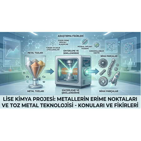 Lise Kimya Projesi: Metallerin Erime Noktaları ve Toz Metal Teknolojisi