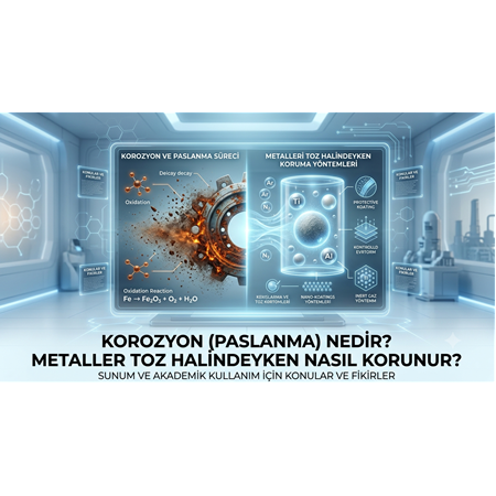 Korozyon (Paslanma) Nedir? Metaller Toz Halindeyken Nasıl Korunur?