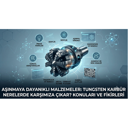 Aşınmaya Dayanıklı Malzemeler: Tungsten Karbür Nerelerde Karşımıza Çıkar?