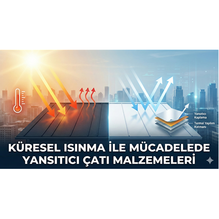 Küresel Isınma ile Mücadelede Yansıtıcı Çatı Malzemeleri
