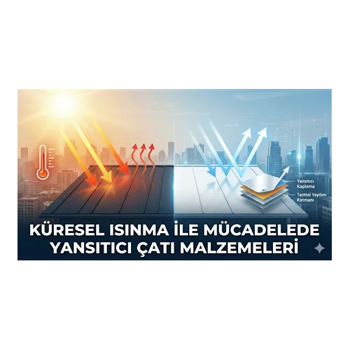 Küresel Isınma ile Mücadelede Yansıtıcı Çatı Malzemeleri