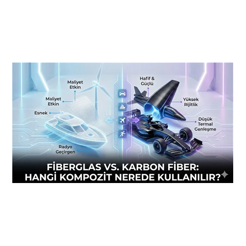 Fiberglas vs. Karbon Fiber: Hangi Kompozit Nerede Kullanılır?