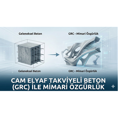 Cam Elyaf Takviyeli Beton (GRC) ile Mimari Özgürlük