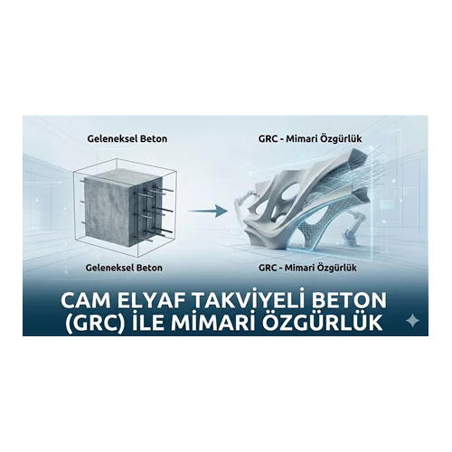 Cam Elyaf Takviyeli Beton (GRC) ile Mimari Özgürlük