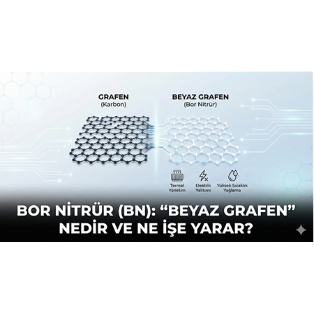 Bor Nitrür (BN): "Beyaz Grafen" Nedir ve Ne İşe Yarar?