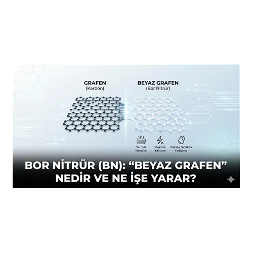 Bor Nitrür (BN): "Beyaz Grafen" Nedir ve Ne İşe Yarar?
