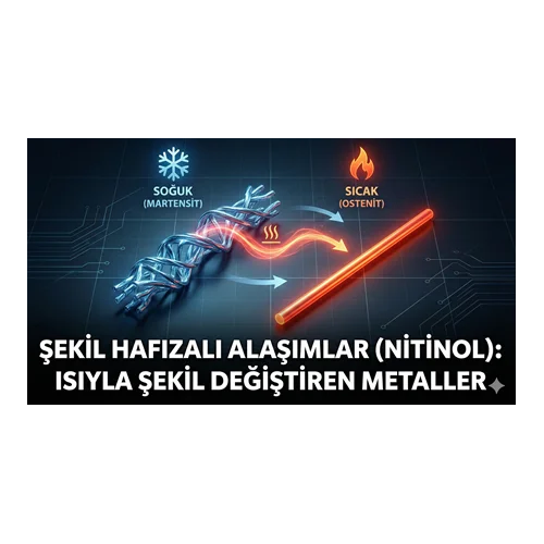 Şekil Hafızalı Alaşımlar (Nitinol): Isıyla Şekil Değiştiren Metaller