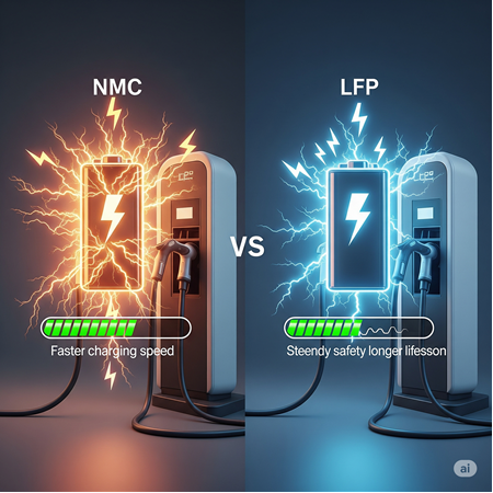 Hızlı Şarj İstasyonlarında NMC vs. LFP Performansı