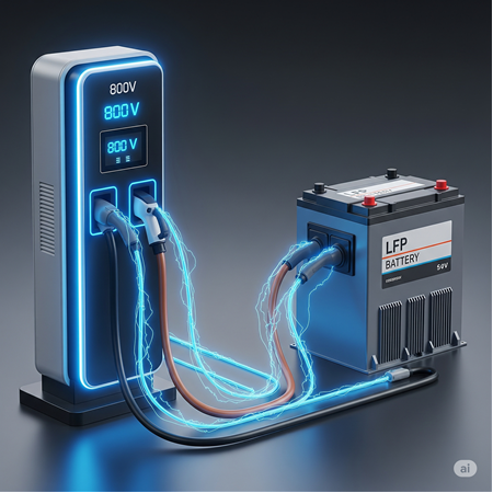 800V Şarj Altyapısı LFP Bataryalarda Çalışır mı?