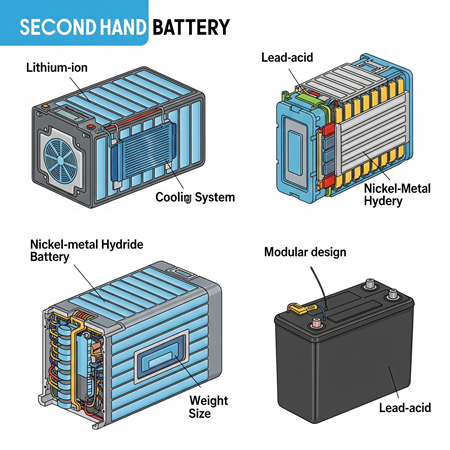 İkinci El Elektrikli Araçlarda Batarya Tipi Seçimi