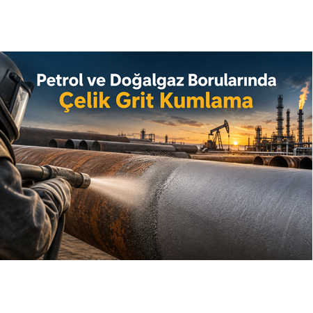 Petrol ve Doğalgaz Borularında Çelik Grit Kumlama
