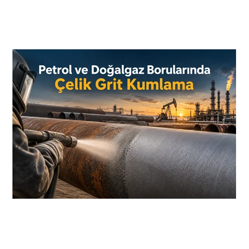 Petrol ve Doğalgaz Borularında Çelik Grit Kumlama