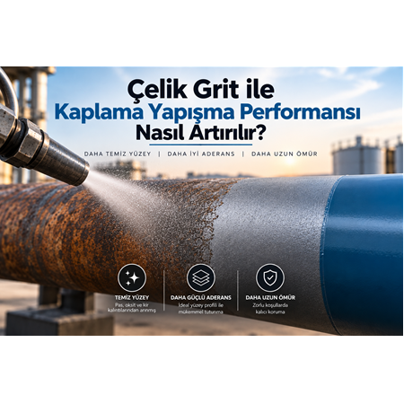 Çelik Grit ile Kaplama Yapışma Performansı Nasıl Artırılır?
