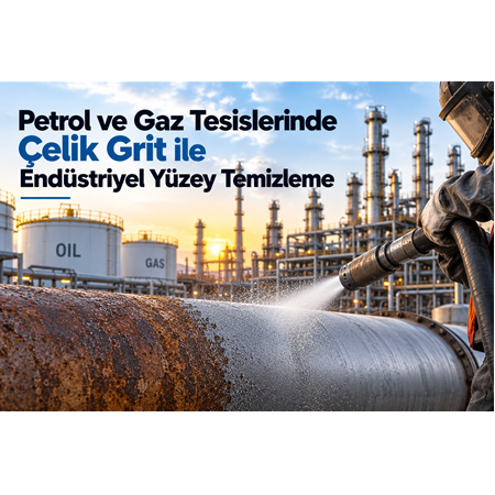 Petrol ve Gaz Tesislerinde Çelik Grit ile Endüstriyel Yüzey Temizleme