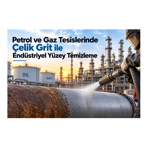 Petrol ve Gaz Tesislerinde Çelik Grit ile Endüstriyel Yüzey Temizleme