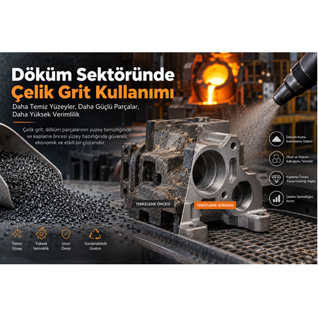 Döküm Sektöründe Çelik Grit Kullanımı
