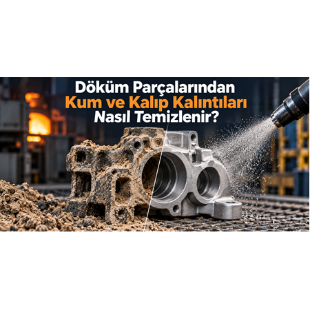 Döküm Parçalarından Kum ve Kalıp Kalıntıları Nasıl Temizlenir?