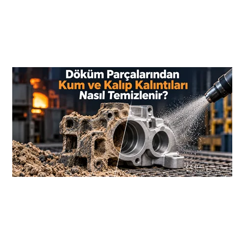 Döküm Parçalarından Kum ve Kalıp Kalıntıları Nasıl Temizlenir?