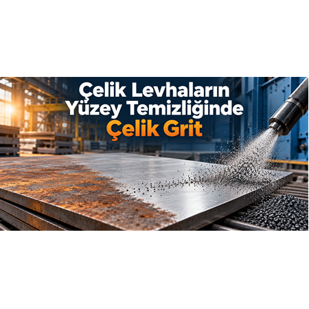 Çelik Levhaların Yüzey Temizliğinde Çelik Grit
