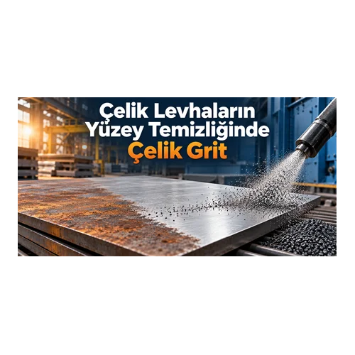 Çelik Levhaların Yüzey Temizliğinde Çelik Grit