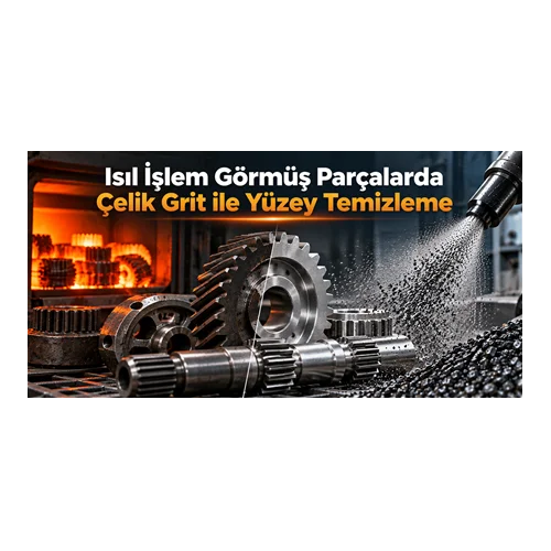 Isıl İşlem Görmüş Parçalarda Çelik Grit ile Yüzey Temizleme