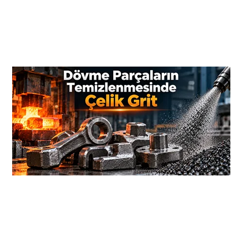 Dövme Parçaların Temizlenmesinde Çelik Grit