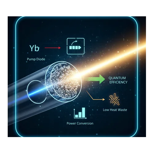 İtterbiyum Tozu (Yb): Fiber Lazerlerde Verimlilik Arttırıcı Etki