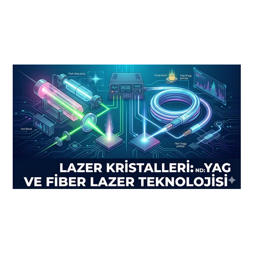 Lazer Kristalleri: Nd:YAG ve Fiber Lazer Teknolojisi