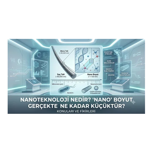 Nanoteknoloji Nedir? "Nano" Boyut Gerçekte Ne Kadar Küçüktür?