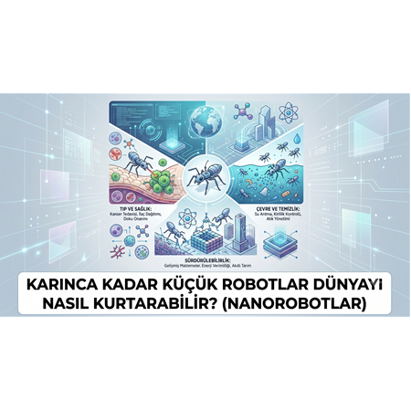 Karınca Kadar Küçük Robotlar Dünyayı Nasıl Kurtarabilir? (Nanorobotlar)