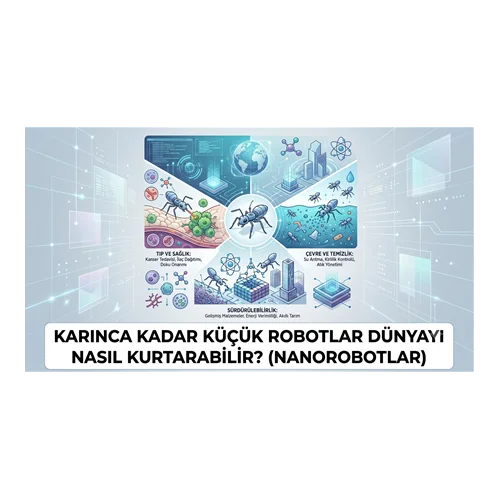 Karınca Kadar Küçük Robotlar Dünyayı Nasıl Kurtarabilir? (Nanorobotlar)